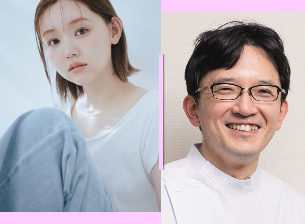 イメージ：江野沢愛美さん・加藤恵一 先生（医師・加藤レディスクリニック院長）